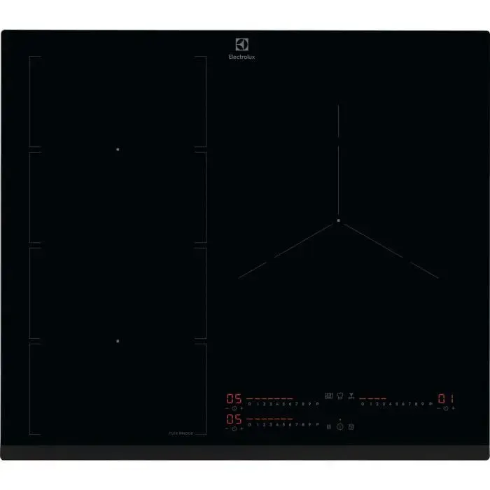 Plaque Induction 3 foyers ELECTROLUX EIV65356 Noir