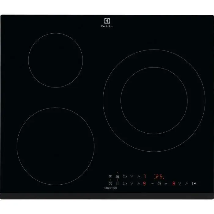 Plaque Induction 3 foyers ELECTROLUX LIT60336 Noir