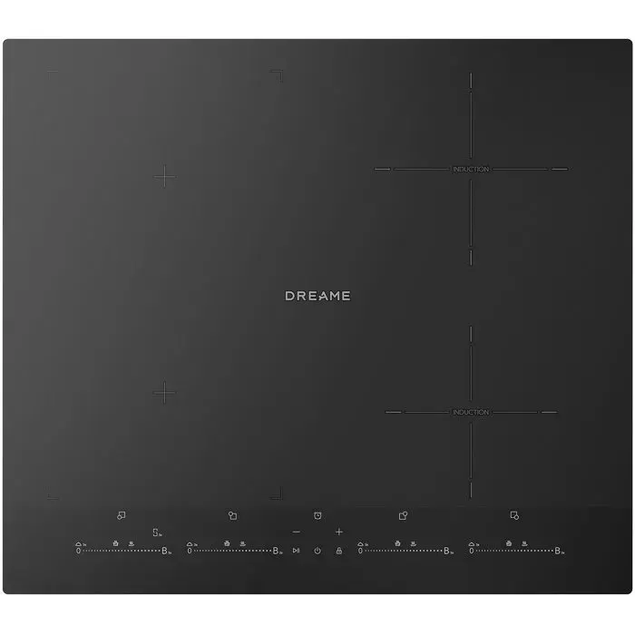 Plaque induction 4 feux - DREAME - EZ60 - 60 cm - 4 zones - zone modulable