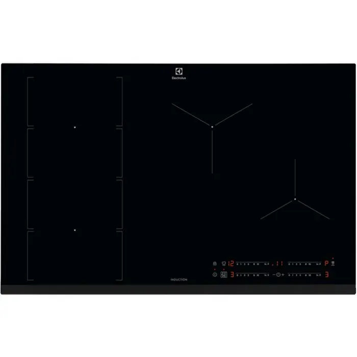 Plaque induction EIV85443 Série 800 FlexiBridge PowerSlide — coloris Noire