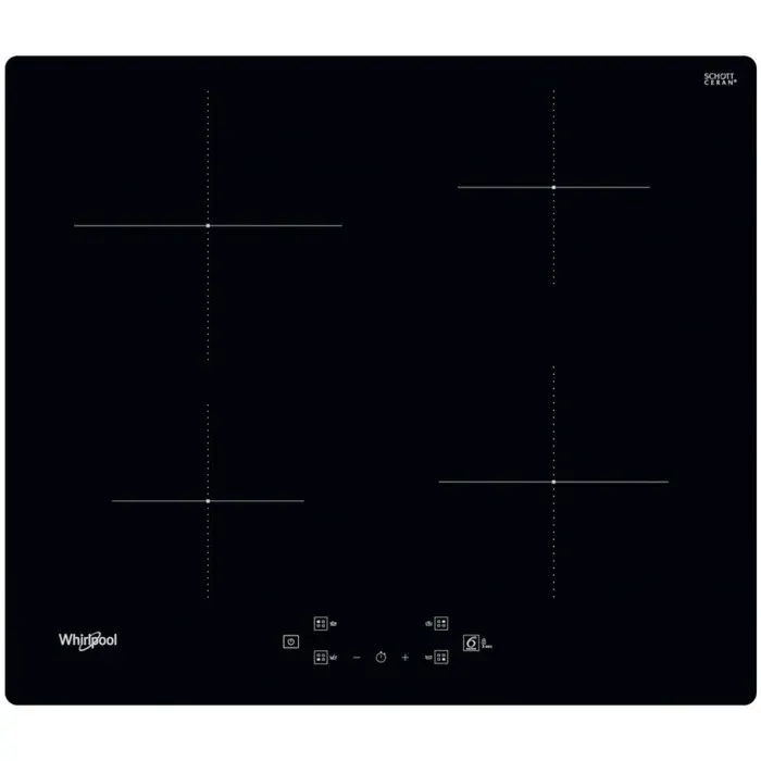 Plaque induction - WHIRLPOOL - WSQ2160NE - 4 foyers/boosters - 7200 W - Largeur 60 cm