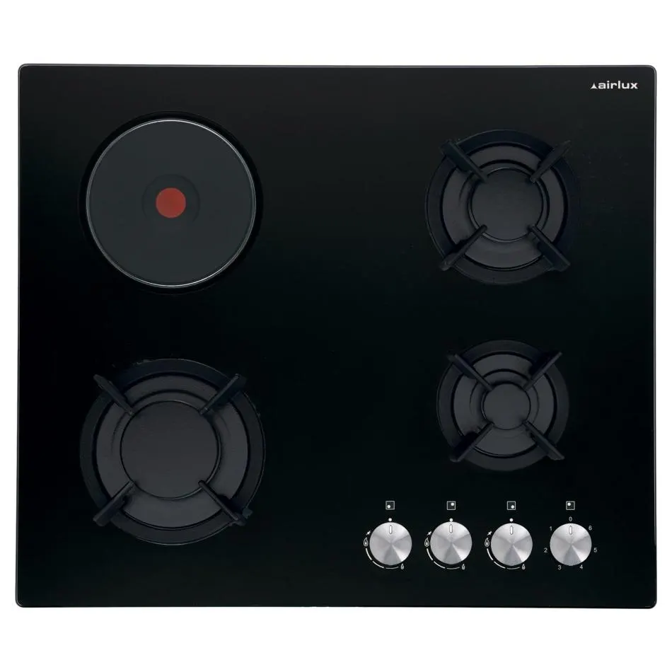 Plaque mixte AIRLUX AV647HBK — coloris Noir