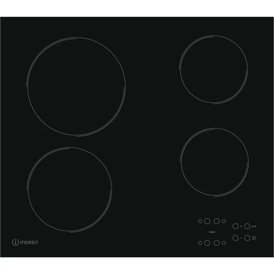 Plaque vitrocéramique INDESIT RI161C — coloris Noir