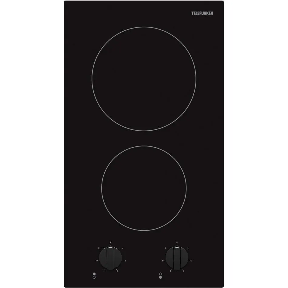 Plaque vitrocéramique TELEFUNKEN TK2VM — coloris Noir