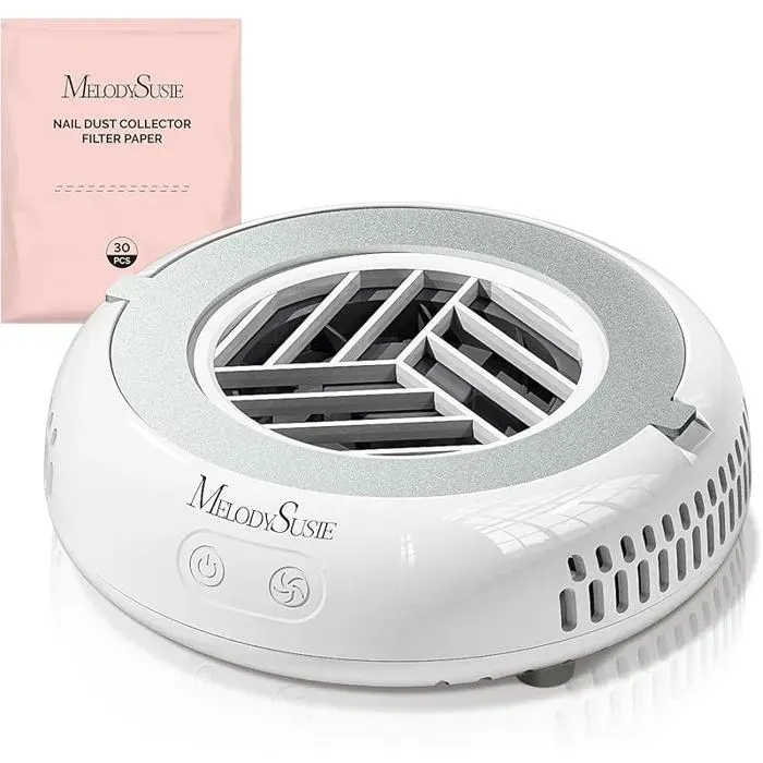 Pocket Collecteur De Poussière ongles - 6000 tr/min Haute Performance Aspirateur à Manucure Ongles Blanc blanc OUTIL MULTIFONCTIONS