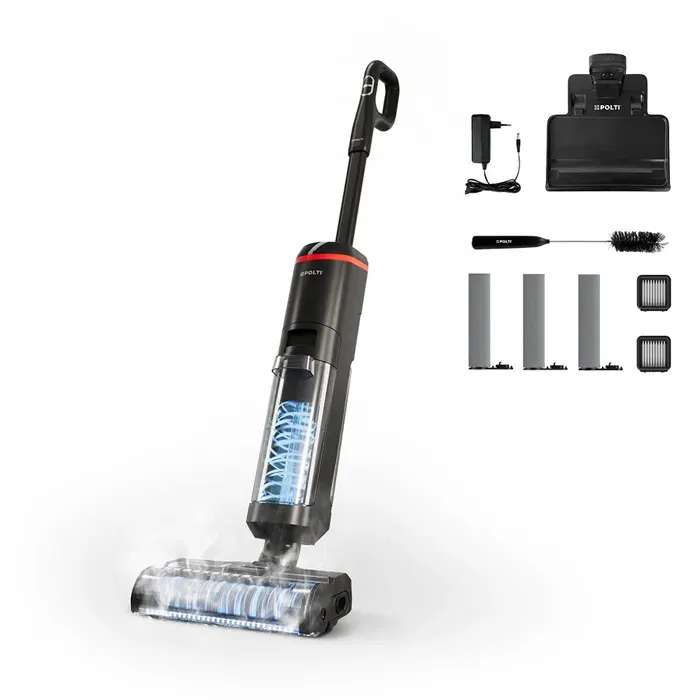 Polti - Aspirateur Laveur Rollysteam Wd40c Sans Fil Avec Fonction Vapeur — vue 4