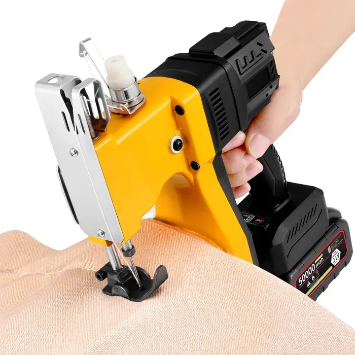 Portable Machine À CoudreSac Demballage Électrique Couture Closer Stitcher portatif plus proche pour Tissé Serpent Sac Sac De Riz