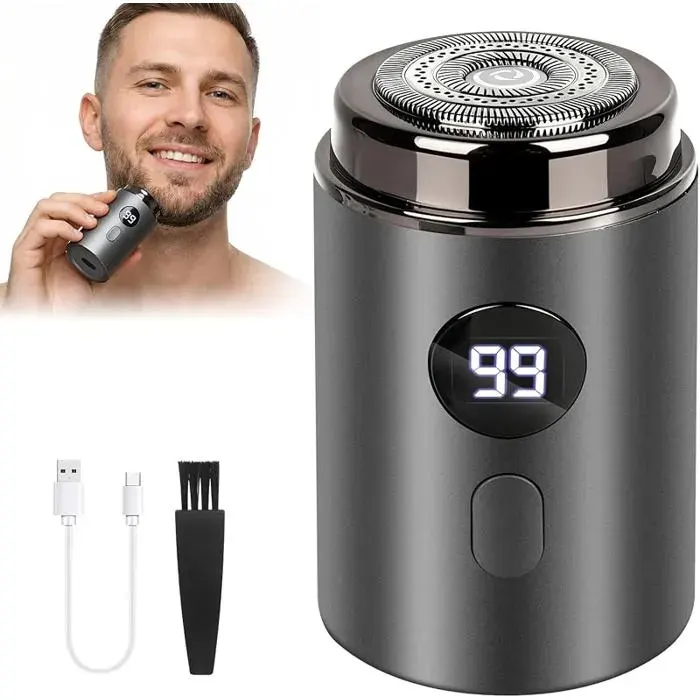 Portable Mini Capsule Shaver2 in 1 Capsule RazorMini Shaver USB rechargeableAutomatique Lavable Rasoir RASOIR ELECTRIQUE