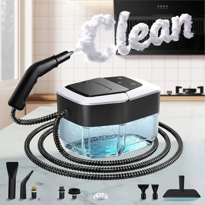 Portable Nettoyeurs Vapeur électriques Nettoyeur Vaporisateur Appareil Vapeur Nettoyeur Vapeur a Main Haute Pression Voiture Vitre