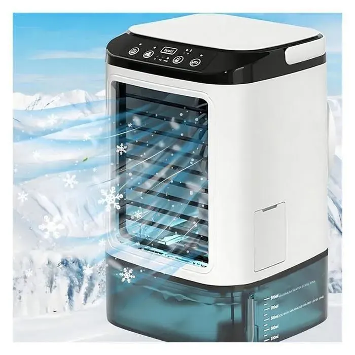 Portable ventilateur de bureau à ultrasons silencieux 3 vitesses veilleuse ventilateur électrique domestique