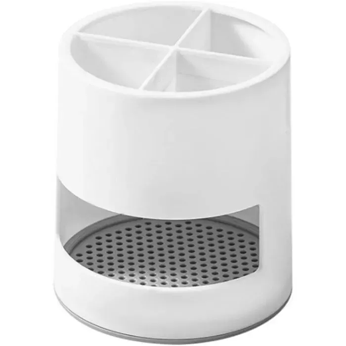 Porte-brosse à dents avec 4 compartiments porte-brosse à dents électrique porte-brosse à dents multifonctionnel pour salle de ba