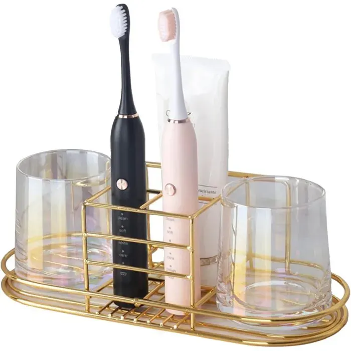 Porte-brosse à dents mural porte-brosse à dents électrique multifonctionnel porte-brosse à dents sans impact