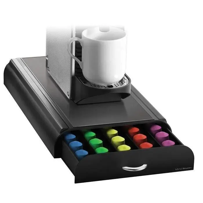 Porte-capsules Nespresso Anchor - Pour 50 capsules - Noir