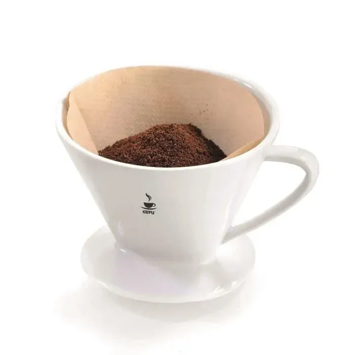 Porte-filtre à café porcelaine Gefu Sandro - blanc - TU