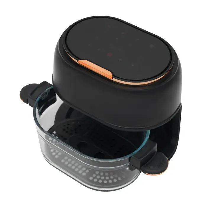 Pot à air chaud 4L avec écran tactile et panier en cristal visible 1350w 220 - 240V 140 - 374f minuterie 24 heures