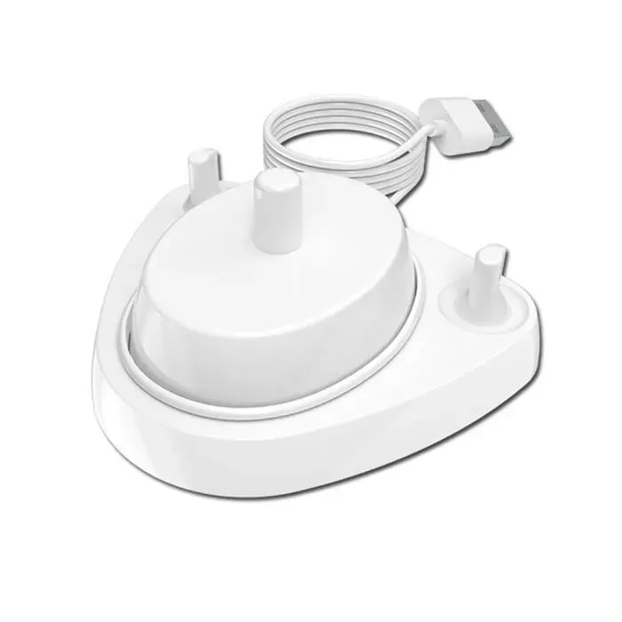 Pour Braun Oral-B 3757B Chargeur Support de Remplacement Brosse à Dents éLectrique Chargeur USB pour Oral B D12 D20 D16 D10 Blanc