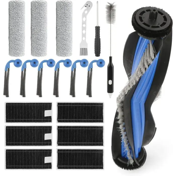 Pour Ecovacs Deebot X11 Omnicyclone/X11 Pro/X11 Pro Omni/X11/X9 Pro Omni Kit DAccessoires Rechange Aspirateur Robot Avec 1[BC1807]