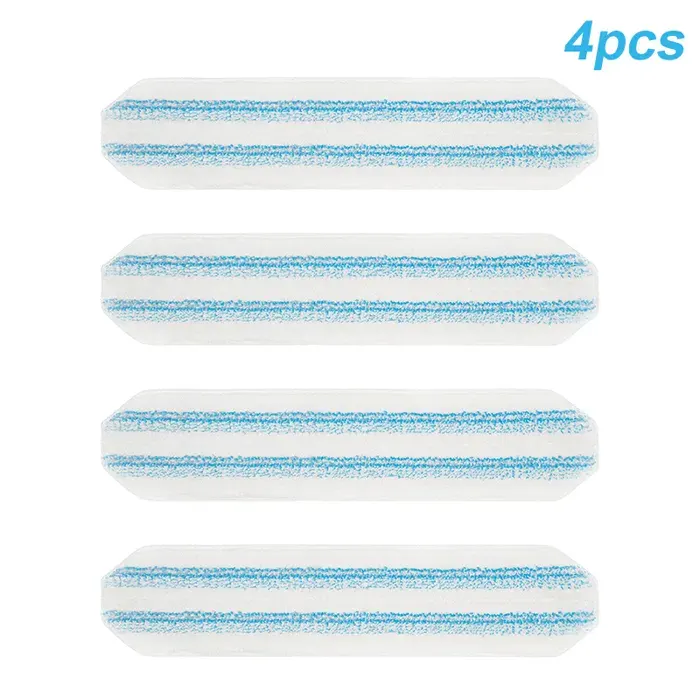 Pour Vileda H2prO/o-cedar H2prO Robot aspirateur plat vadrouille tampons chiffons maison nettoyage de sol vadrouilles-4 pièces
