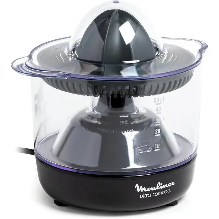 Presse-Agrume Électrique Double Rotation Capacité 0.45 L Ultra Compact Noir Pc120870[J1]