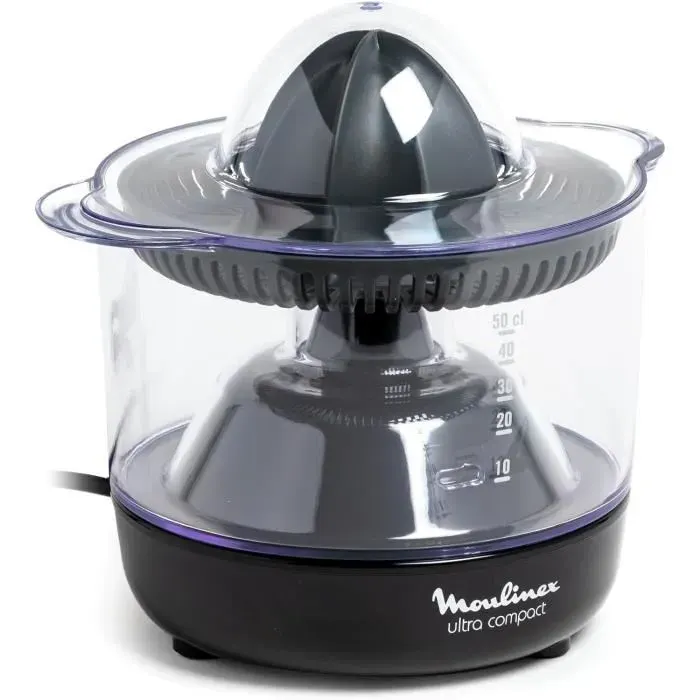 Presse-Agrume Électrique - E.F.CONNECTION - Pc120870 - Double rotation - Capacité 0.45 L - Noir