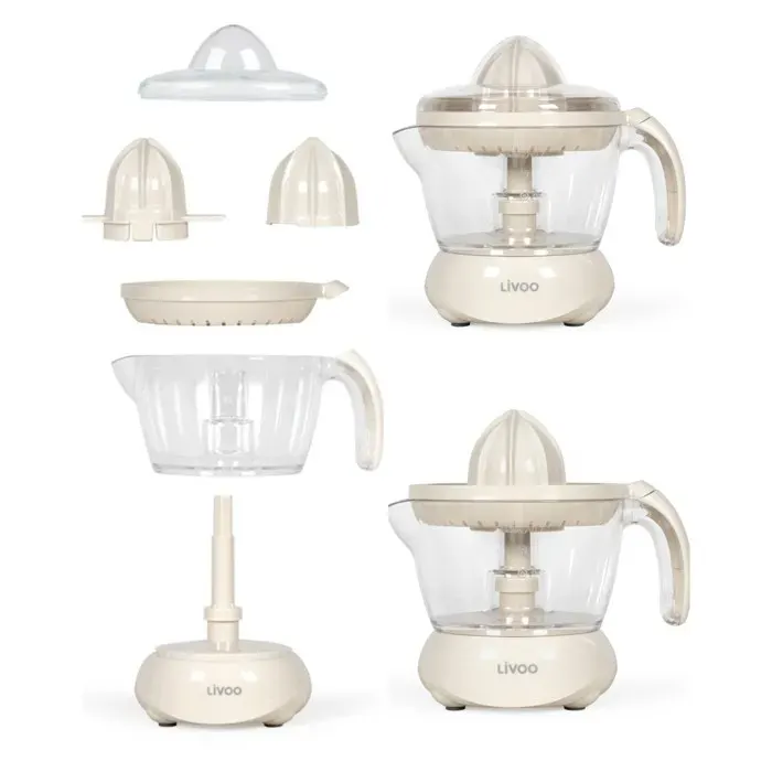 Presse-agrumes - AGRUMES - BEIGE - 25W - 0.7L - Rotation à double sens