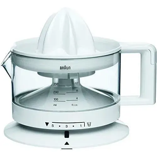 Presse-agrumes - BRAUN - CJ 3000 - 20 W - 0.35 litres - Blanc