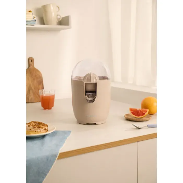 Presse-agrumes électrique - CREATE - 90W - 2 cônes amovibles - 280 ml - Système anti-goutte - Filtre à pulpe