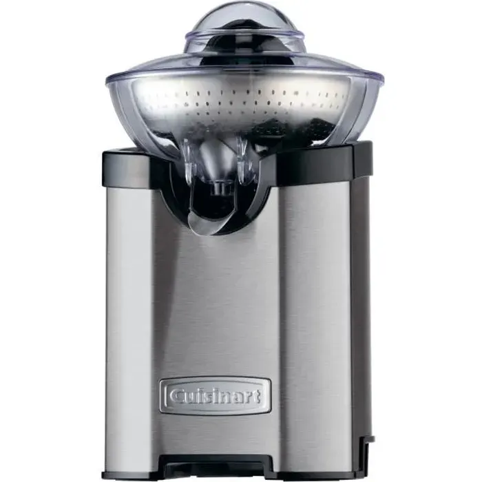 Presse-agrumes électrique CUISINART CCJ210E - Inox - Filtre en acier - Stop-gouttes - 100 Watt