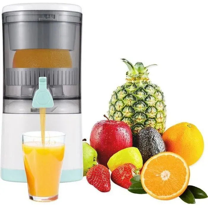 Presse-agrumes électrique - DEKOPRO - Mains libres - Extraction maximale du jus - Détection automatique de lépaisseur