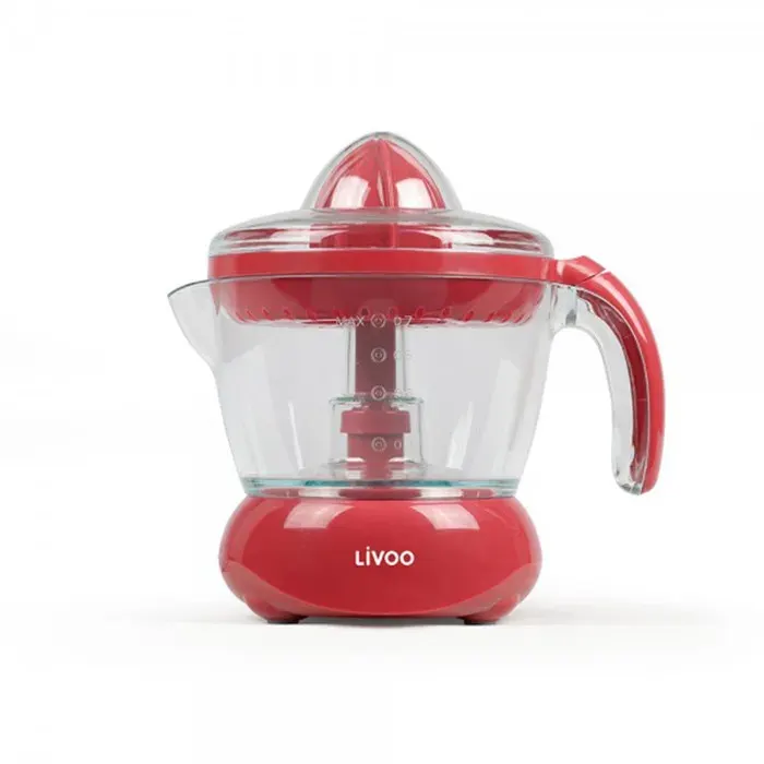 Presse-agrumes électrique Livoo DOD131RC Bol de récupération gradué de 700 ml - Jusquà 65 tours par minute