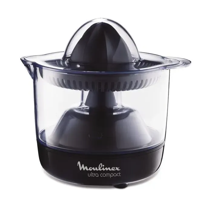 Presse agrumes électrique - MOULINEX - PC120870 - Ultra compact 25W - 450 ml - Double sens de rotation — coloris Noir