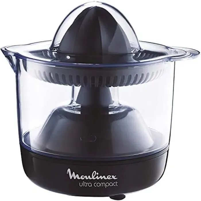 Presse Agrumes Électrique - Moulinex - PC120870 - Ultra Compact - 25W - Capacité 045L - Noir