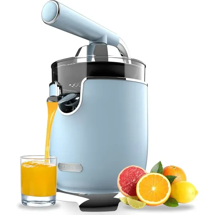 Presse-agrumes électrique - Puissance 1000 W - Filtre inox - 2 cônes amovibles - Capacité 500 ml