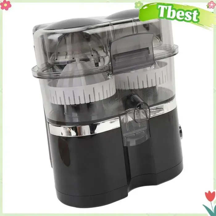 Presse-agrumes électrique - TBEST - Tbest - Double tête - Portable - Noir