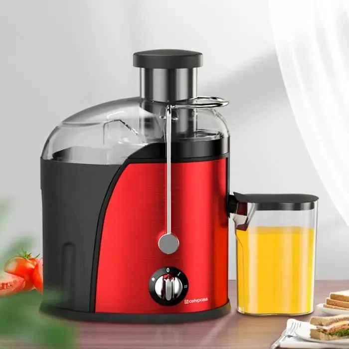 Presse-agrumes - JOULLI - 400W - 22000 tr/min - Séparateur de mousse - Coupe-agrumes intégré