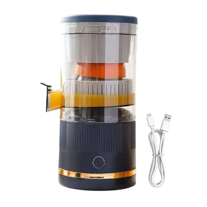 Presse-agrumes mixeur presse-agrumes portable presse-agrumes électrique portable rechargeable — coloris Bleu