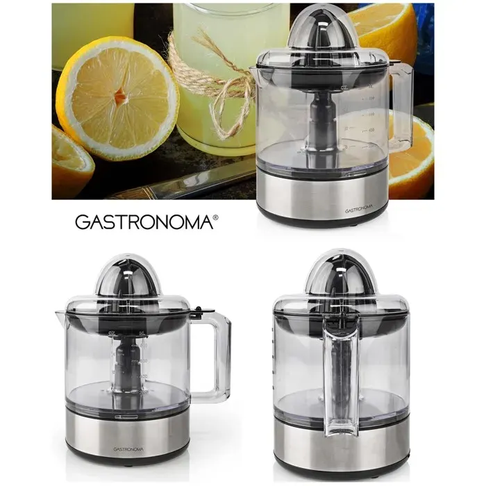 Presse-agrumes - NEDIS - Gastronoma - Inox - 08 L - Torsion bidirectionnelle — coloris Grise