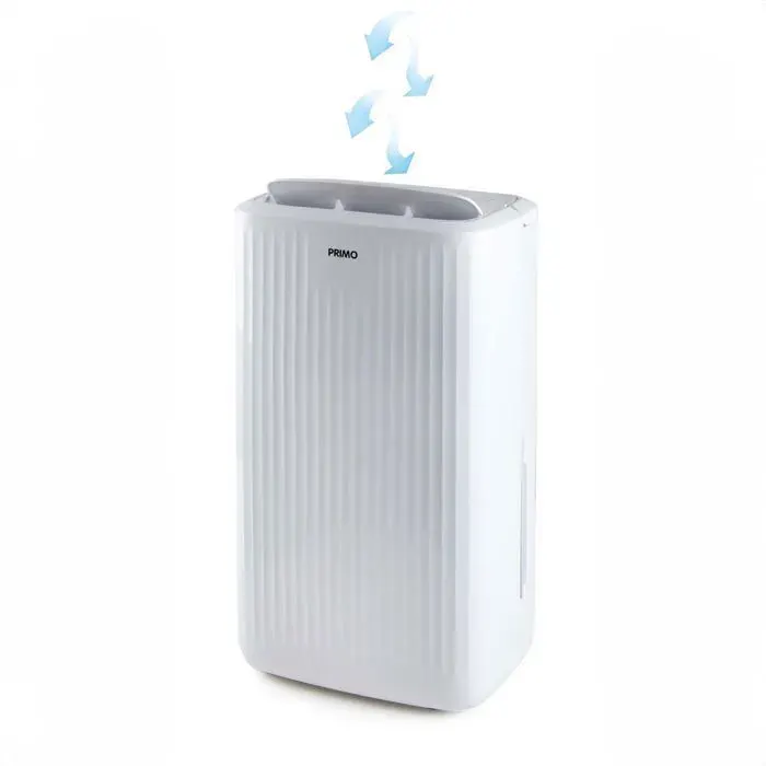PRIMO PR581DH Déshumidificateur dair - Réglable automatiquement - 10L/Jour - Blanc
