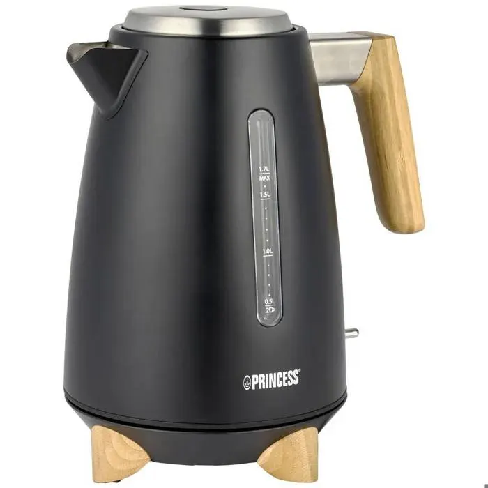 Princess 01.236061.01.001 Bouilloire sans fil protection contre la surchauffe noir Contenance: 1.7 l