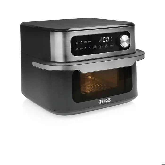 Princess 182262 - Airfryer MaxiCrisp Digital 10L - 1700W - 8 Programmes - Sans PFAS - Pour Pizza - Extra Large
