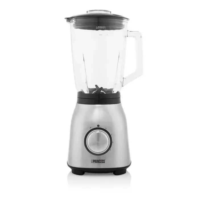 Princess 212091 Blender en acier inoxydable 1000 - quatre réglages de vitesse - 1.5 L