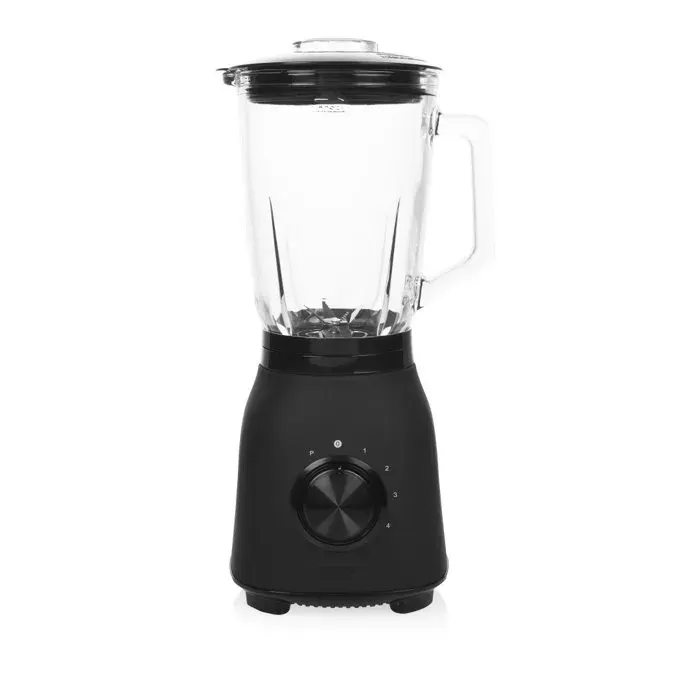 Princess 212092 Blender en acier noir 1000 - quatre réglages de vitesse - 1.5 L
