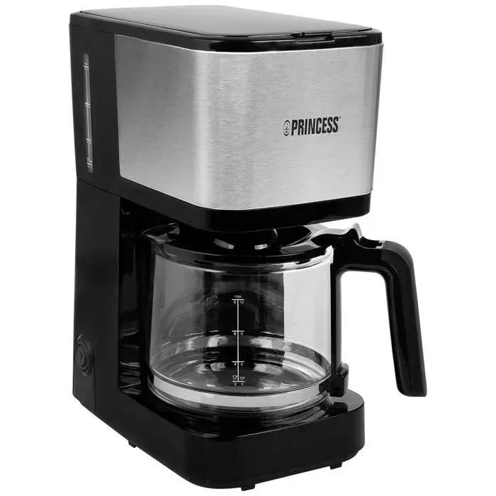 Princess 246031 Cafetière noir argent Nombre de tasse=12