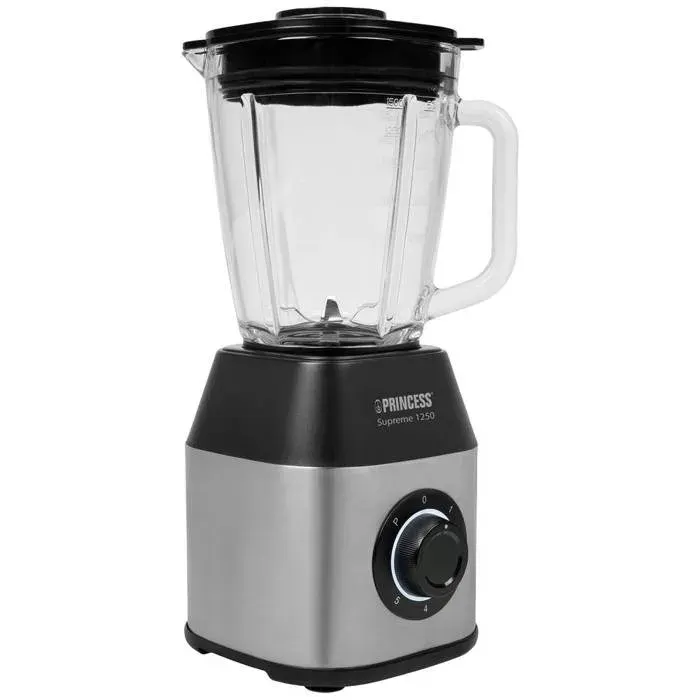 Princess Blender Solid Pro Mixeur sur pied 1400 W acier inoxydable noir