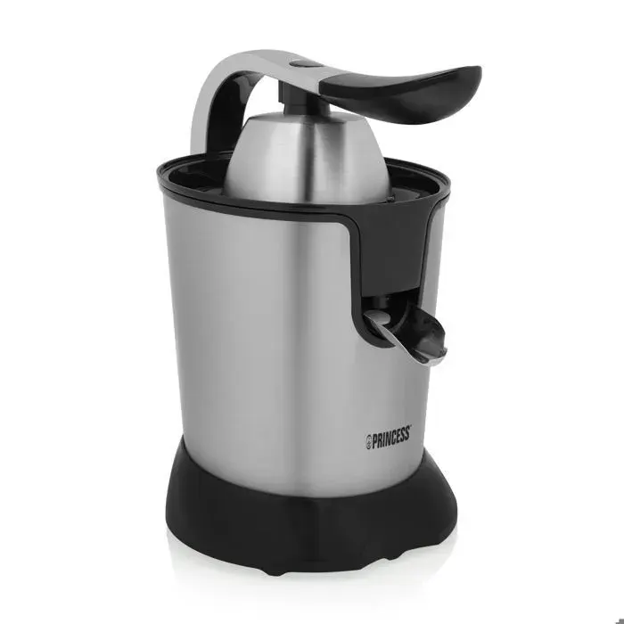 PRINCESS Presse-agrumes électrique 1000 W – 2 cônes filtre à pulpe réglable inox