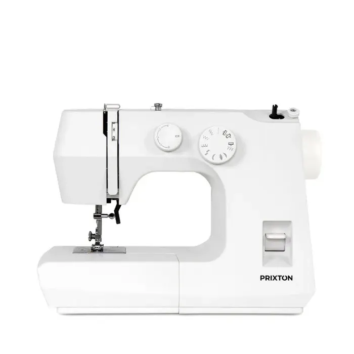 PRIXTON Machine à Coudre P145 pour Jeans Moteur de 50 W Longueur de Point Réglable et Structure Métallique
