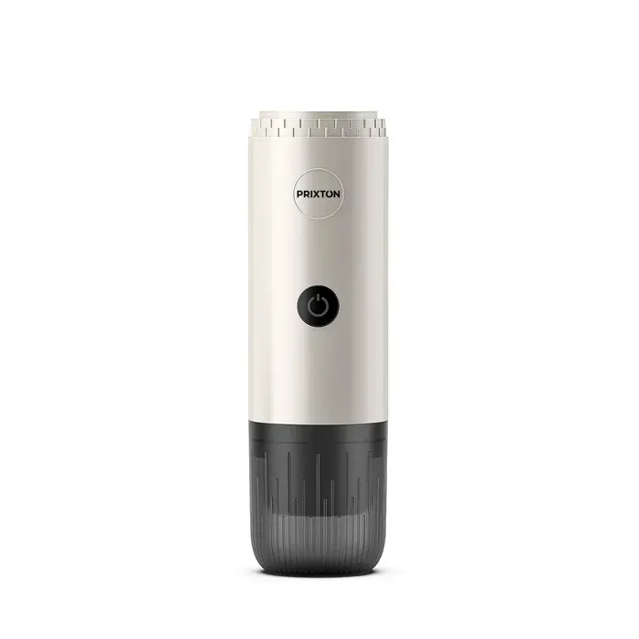 PRIXTON Machine à Espresso Portable Roma Café Moulu et Capsules Puissance 80 W 19 Bar Réservoir 80 ml Adaptateurs Inclus Crème