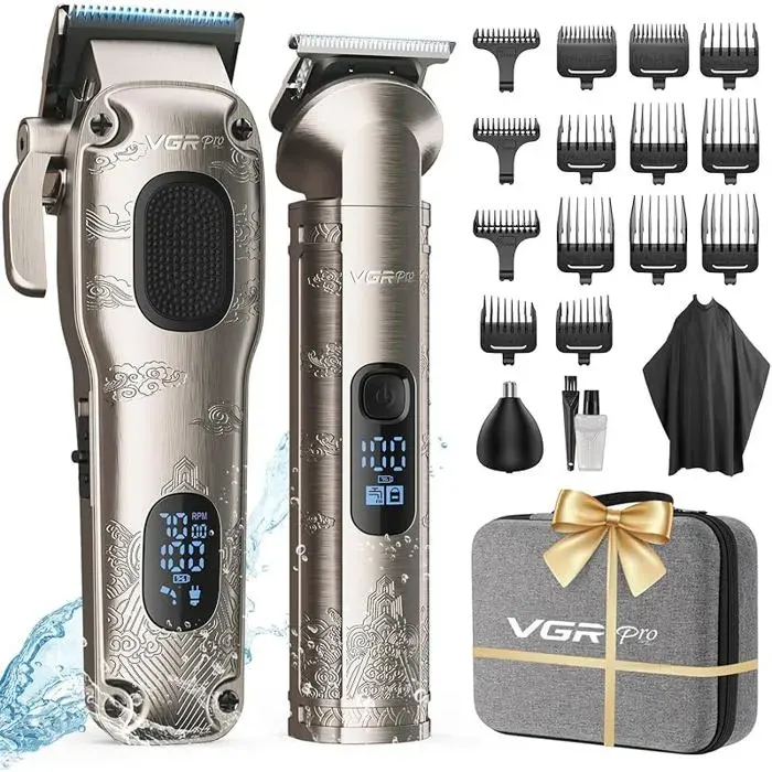 PRO Tondeuse Cheveux Homme Professionnelle Tondeuse Barbe S Fil pour Coupe de Cheveux Kit Tondeuse et Tondeuse TONDEUSE POUR ANIMAL