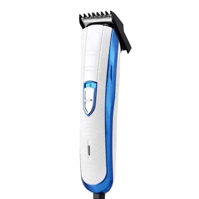 Professionnelle Machine ÉLectrique Coupe de Cheveux Tondeuses Filaires Tondeuses ÉLectriques Kit Hommes Prise EuropéEnne Bleu Blanc