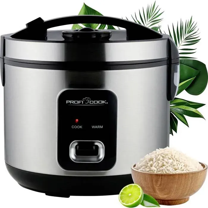 Profi Cook PC-RK 1285 Cuiseur à riz inox noir